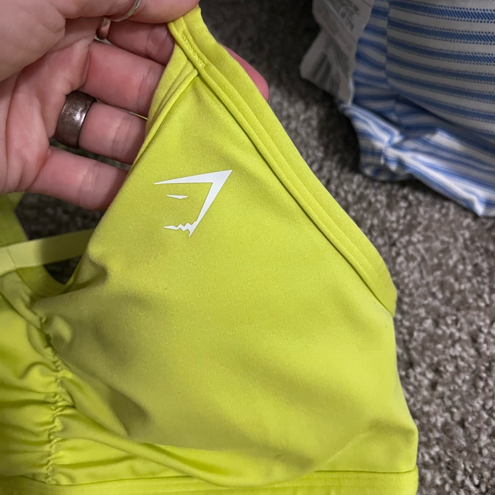 Gymshark Neon Yellow Sports Bra